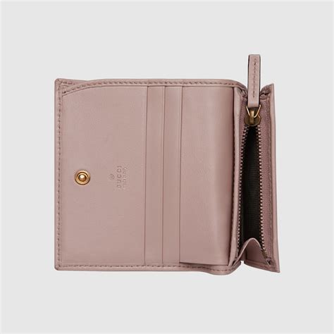 pink gucci card holder|gucci marmont dusty pink small.